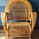 Rattan armchair in the style of Kay Fisker for R. Wengler. Danish work from the 1960s.