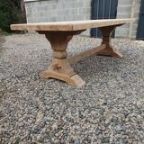 Solid oak monastery tables
