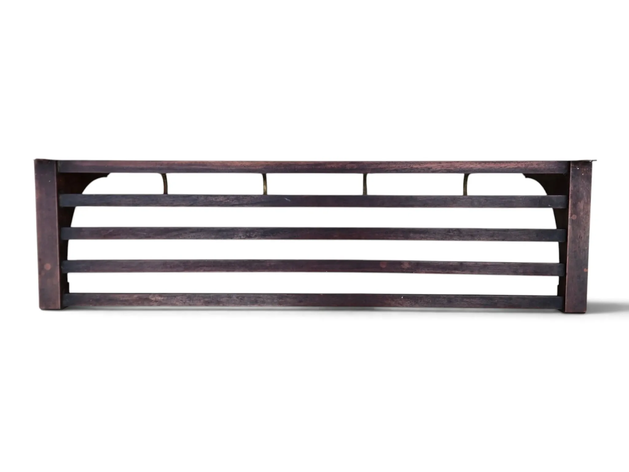 Entrance hall, mahogany coat rack