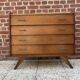 Commode vintage pieds compas