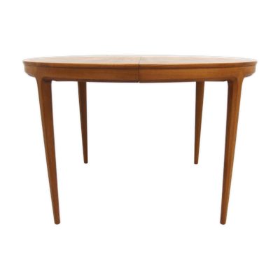Table de salle à manger extensible en noyer, ''Facett 3-132'' Bertil Fridhagen, Suède, 1960