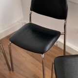 Lots of black chairs design