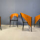 Postmodern Spanish dining chairs, 1980s - set of 4