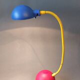 Lampe halogène de bureau Mouvement Memphis Stilplast, Italie 1980.