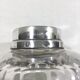 Flacon de toilette cristal et argent Saglier Frères