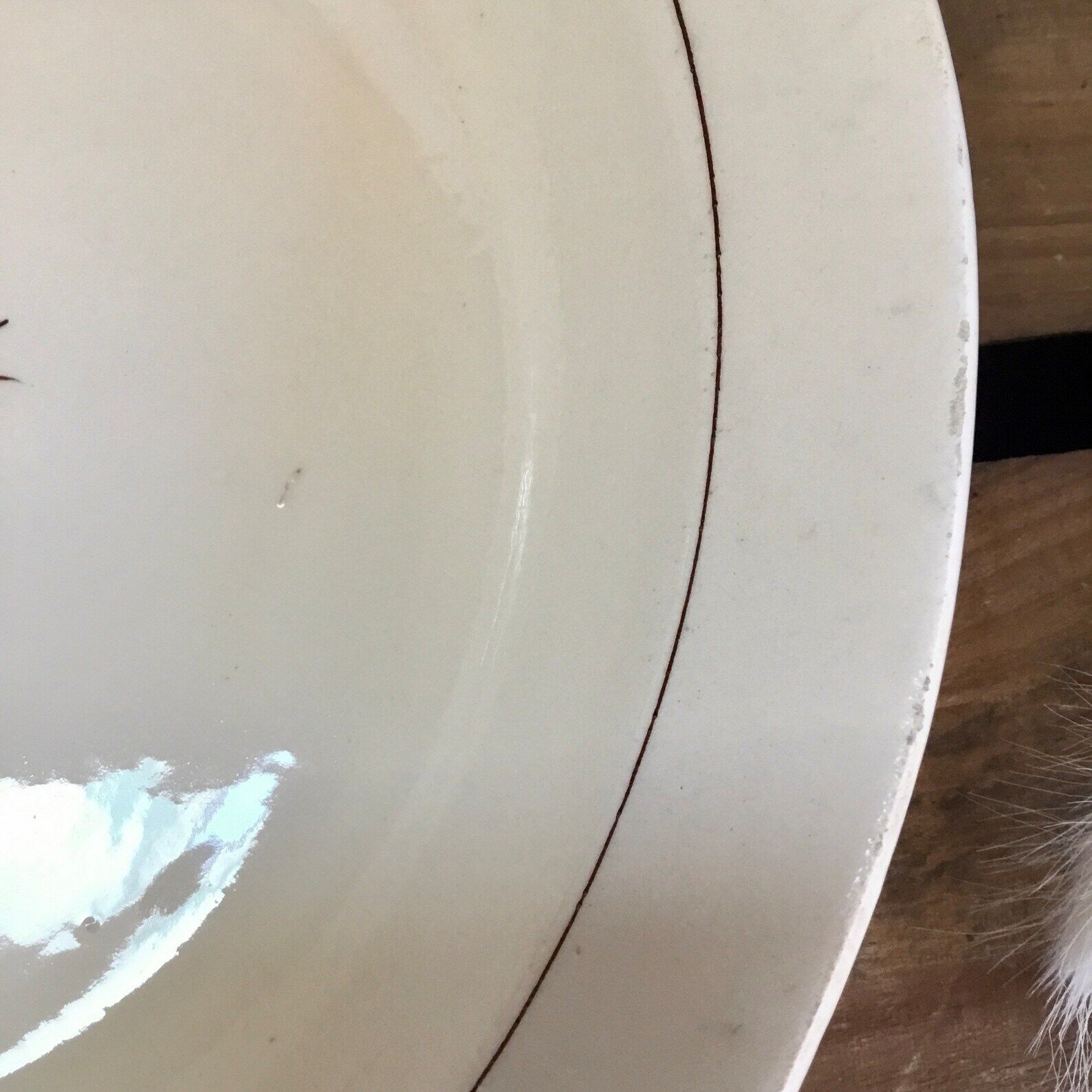 Hollow dish Moulin des Loups Orchies vintage