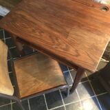 Schoolboy desk and his chair