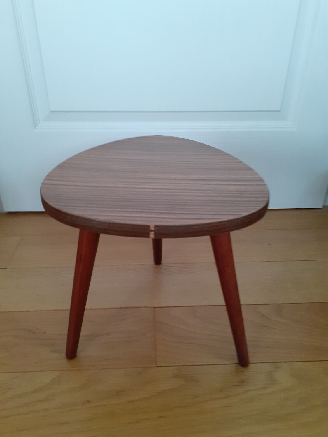 Formica tripod side table