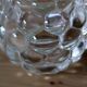 Raspberry-shaped glass tealight holder