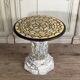 Marbre, albâtre et onyx, table d’appoint vers 1900