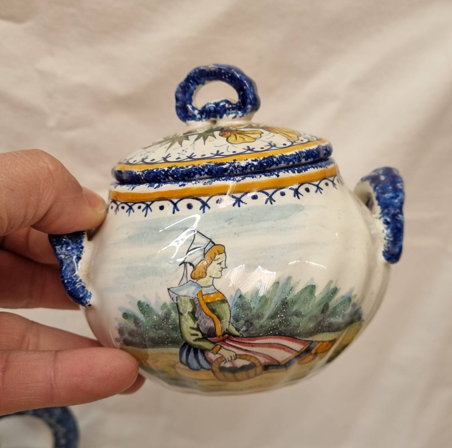 Henriot Quimper coffee service from 1930