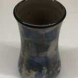 Belgian molten flamed stoneware vase by Lardinois