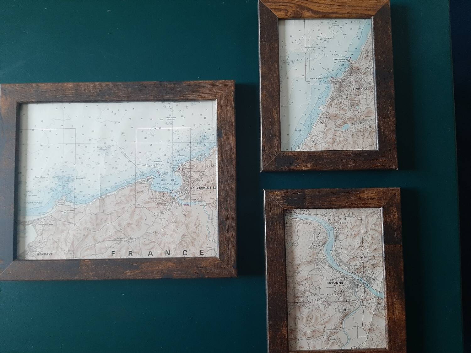 Nautical chart frames
