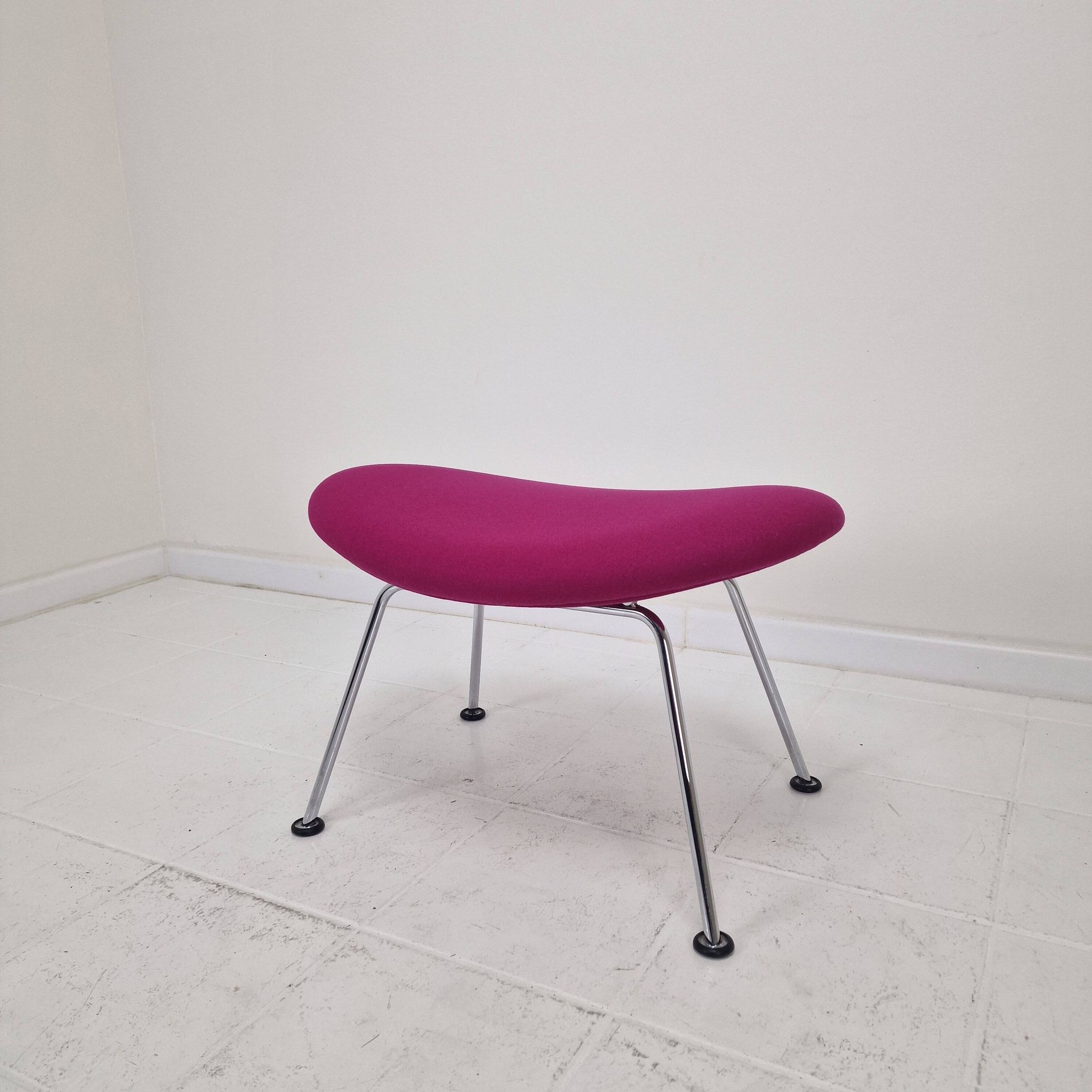 Orange Slice Chair with Ottoman by Pierre Paulin for Artifort, 1980s