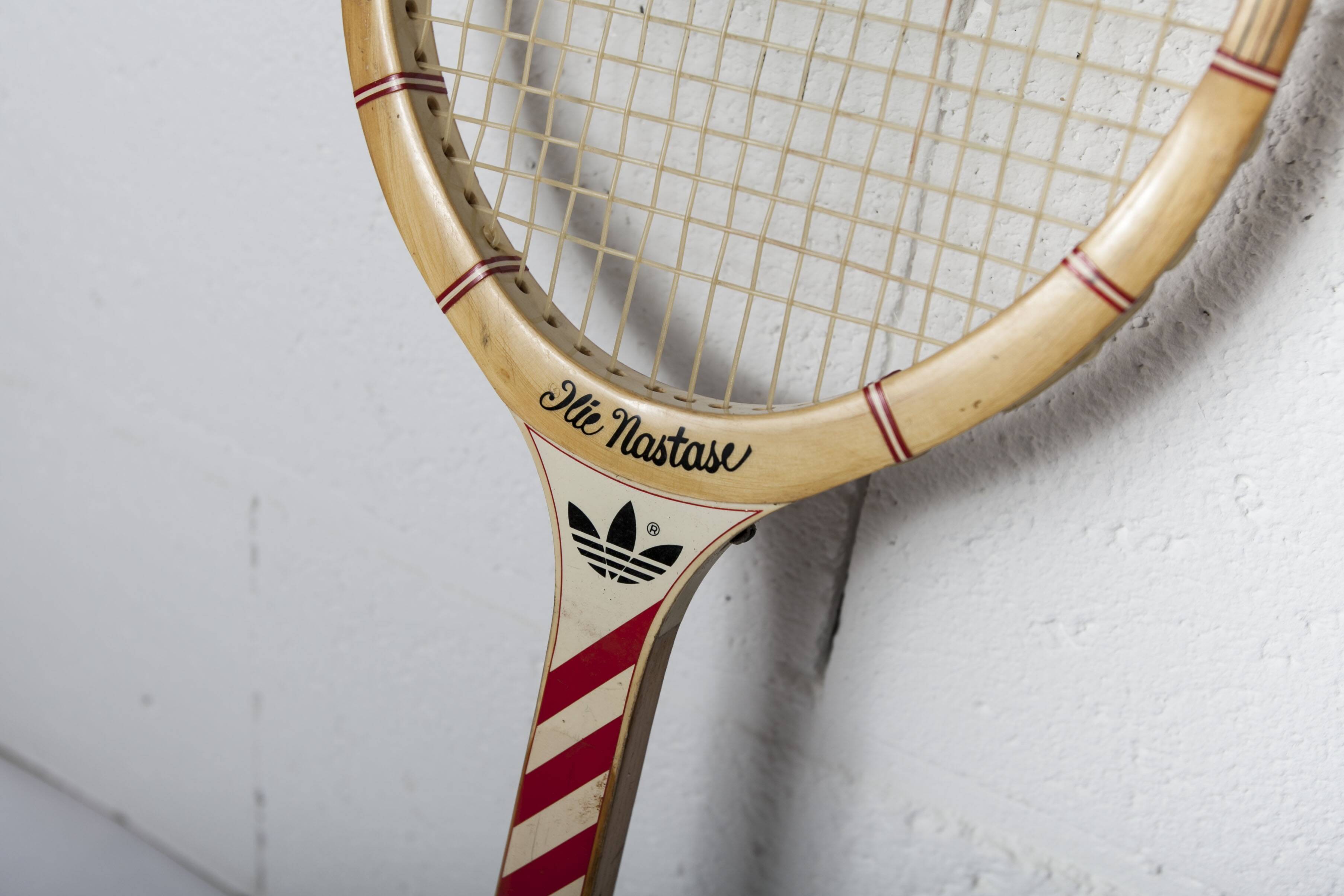 Adidas Ilie Nastase 70's tennis racket