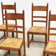 Set of eight French dining chairs