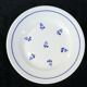 6 dessert plates in faience new model geneve small blue flower