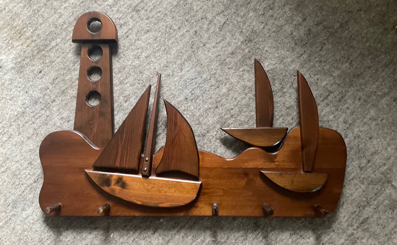 Scandinavian coat rack from the 60s-70s