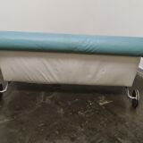 Vintage leather memphis sofa