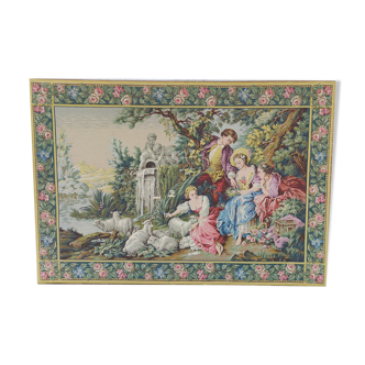 Large tapestry with gallant decoration