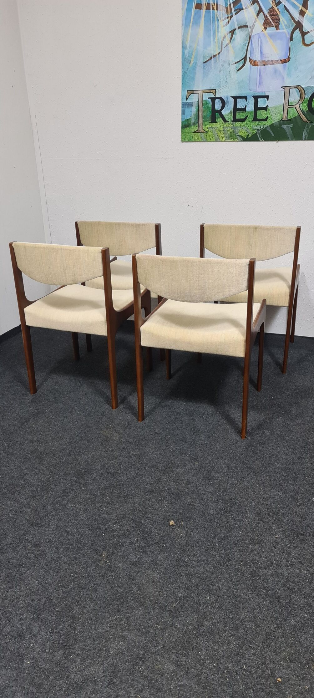 Vintage dining room table and chairs