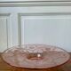 Plate in rosaline - floral patterns