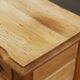 Vintage 1960s Danish three-drawer Oak Side Table, Henning Kjærnulf style