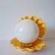 Vintage shell ceramic lamp