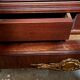 Cabinet 2 doors mirror mahogany rocaille years 1900
