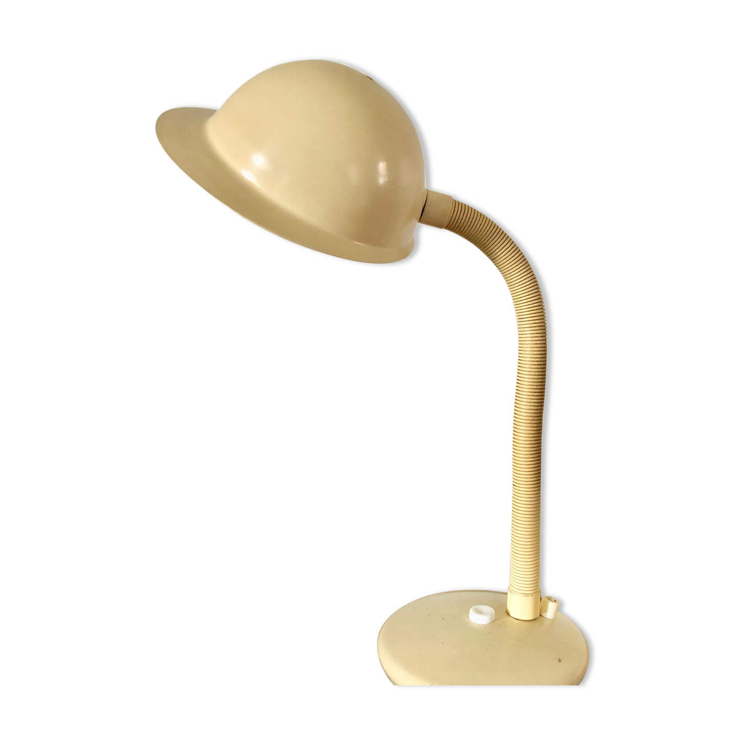 Beige desk lamp Aluminor 1970
