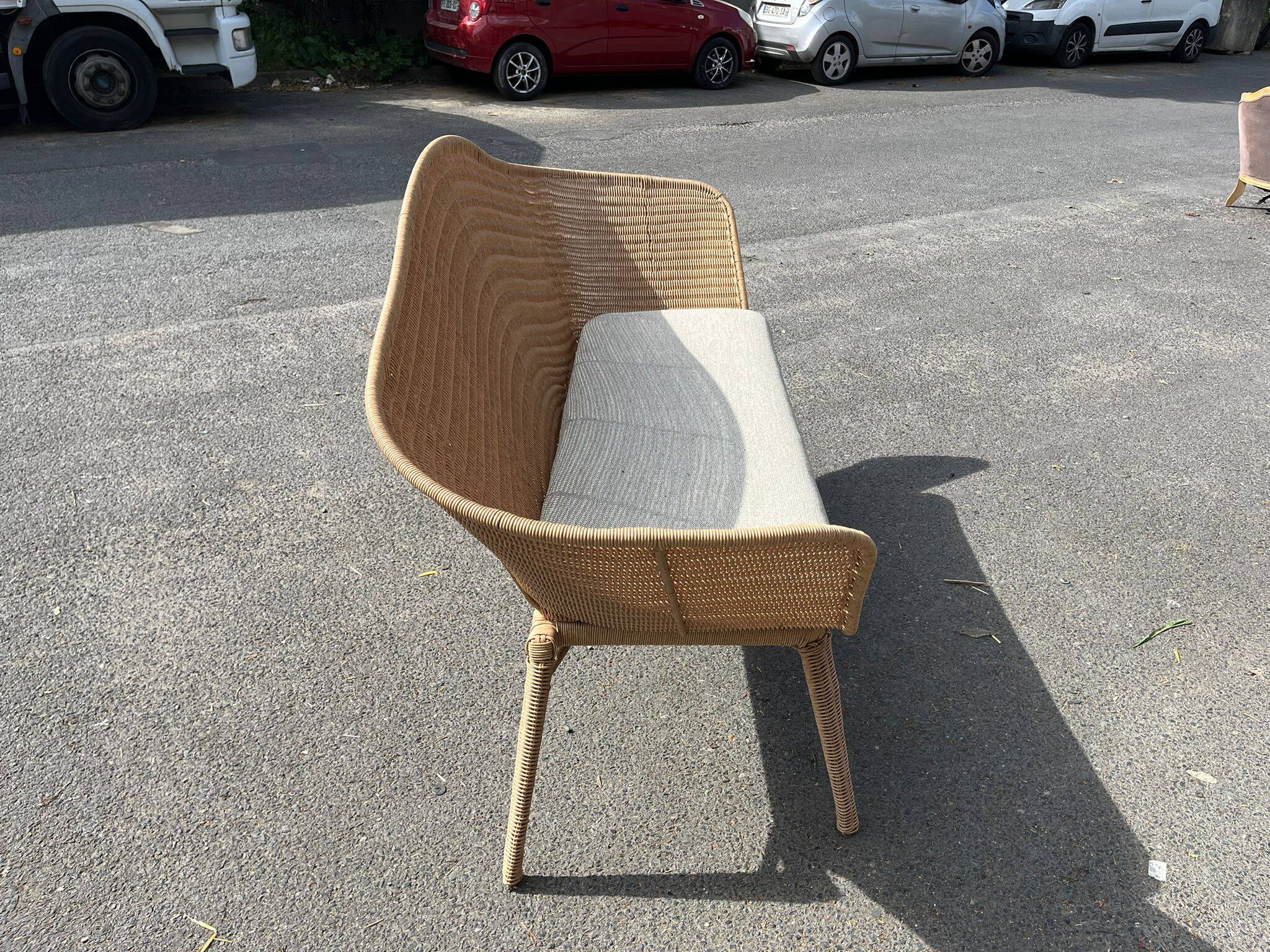 Wicker sofa CFOC - Sillage