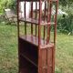 Étagère bibliothèque en rotin 5 niveaux