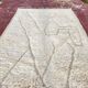 Authentic Beni Ouarain rug 300 x 200 cm in natural wool