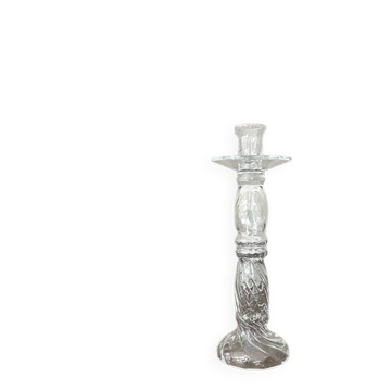 Glass candlestick