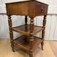 small walnut side table
