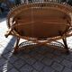 1960s rattan coffee table