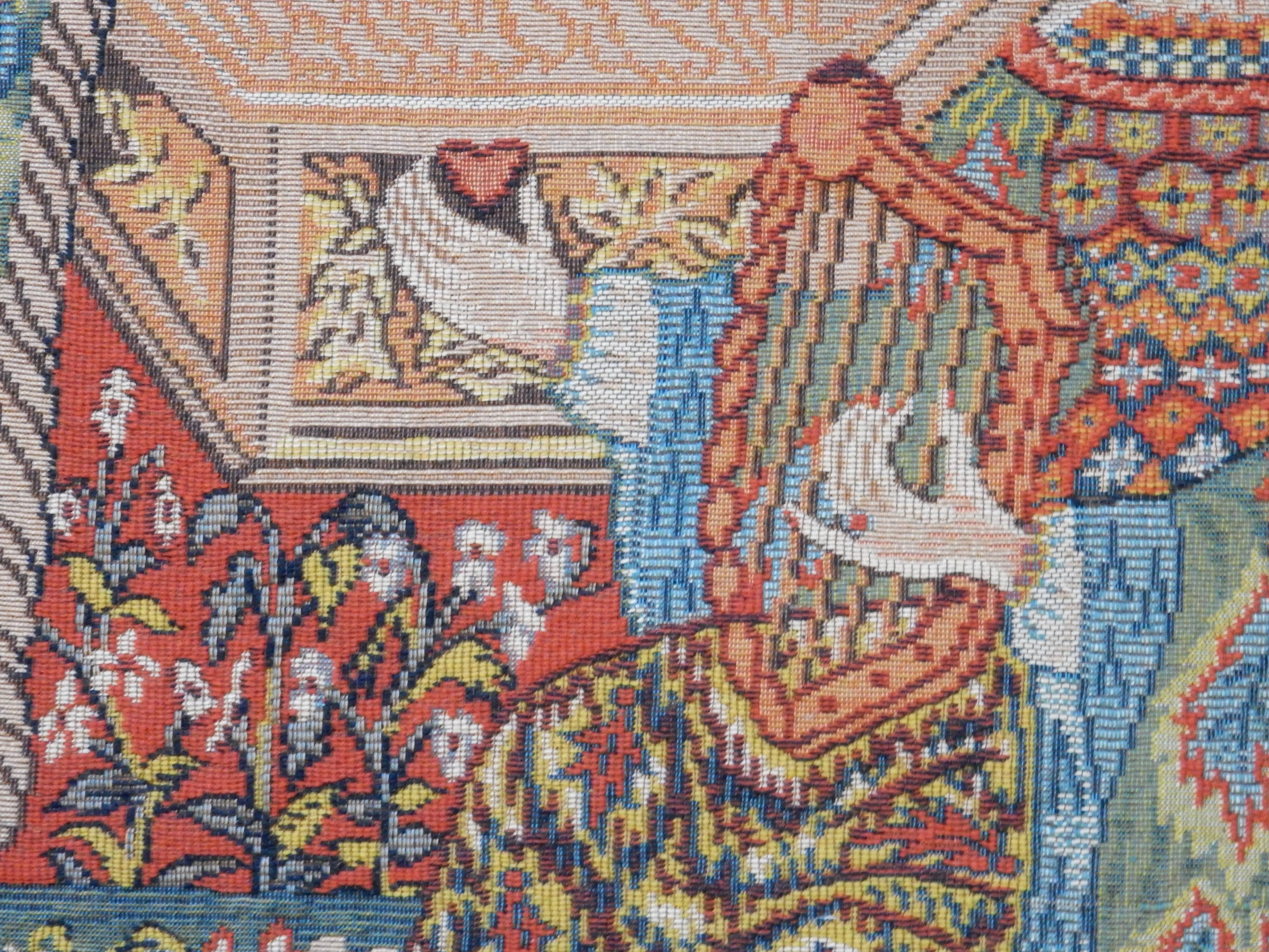 Medieval tapestry "The Novel of the Rose"