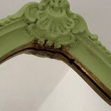 Apple green shell mirror