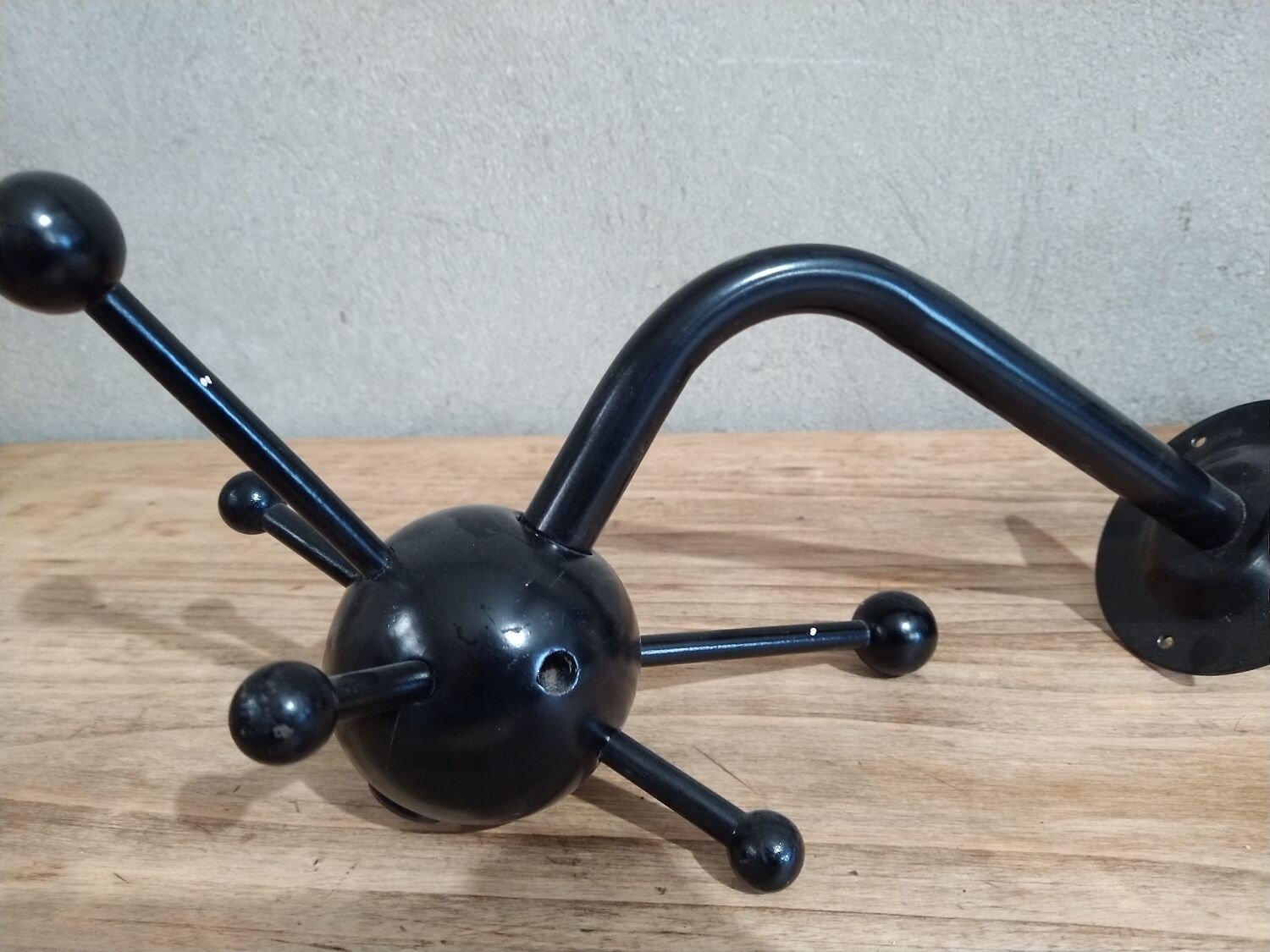 Vintage Sputnik wall coat rack