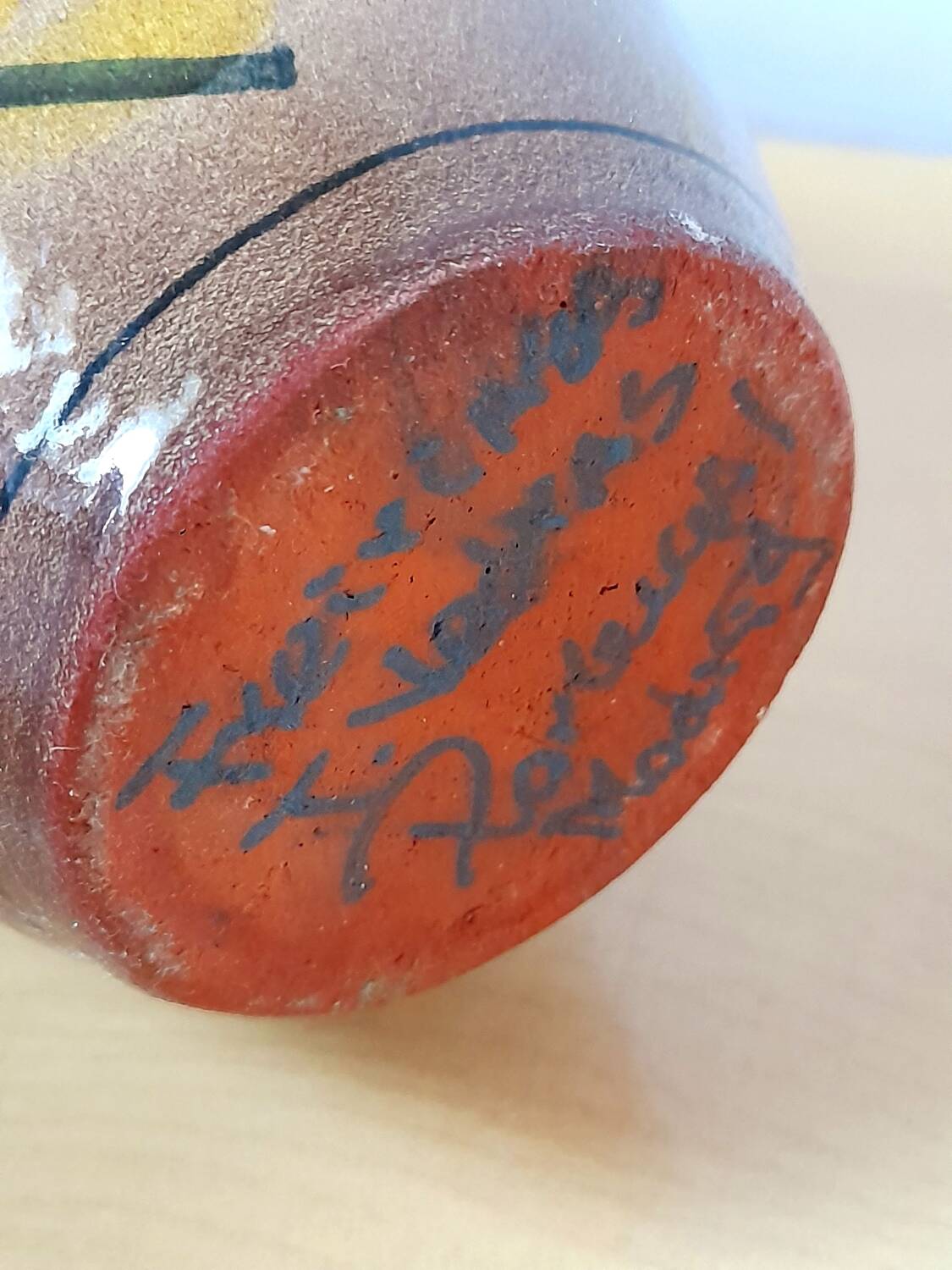 60s ceramic soliflore vase