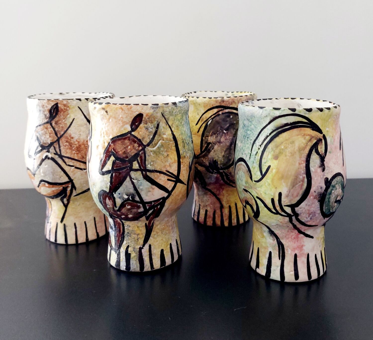 Vintage ceramic cups