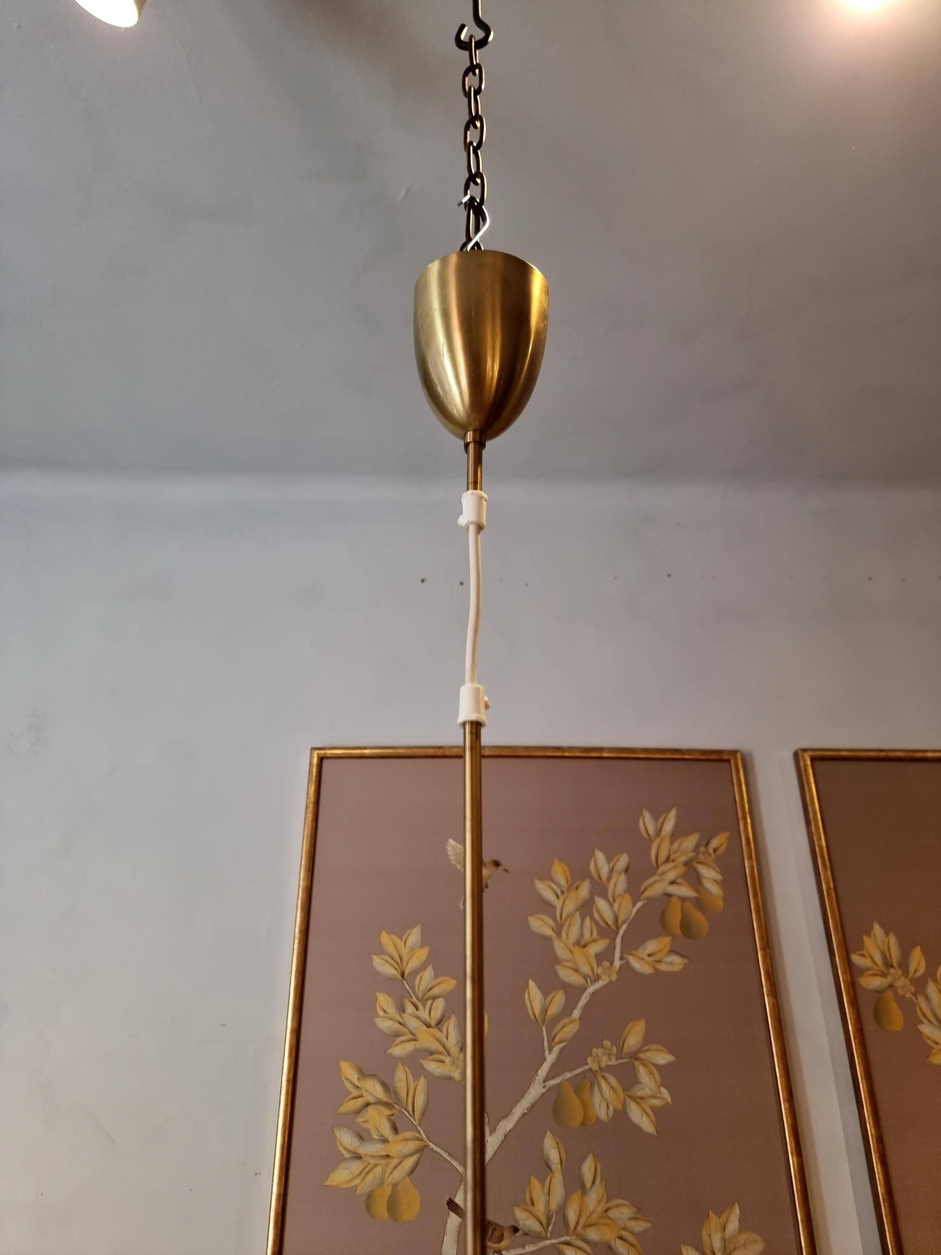 Hans-Agne Jakobsson, Brass pendant model T549/6 Carolin, Scandinavian Modern