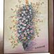 Cadre tableau huile sur toile "fleurs" signé Declercq