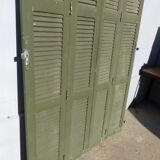 Set of 4 wooden shutters width 140 cm height 228 cm