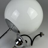 1960s and 1970s Globe Lamp, Hanging Lamp, Glass Ceiling Lamp, Space Age Des