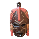 Handmade mask in Kenya in Mahogany wood