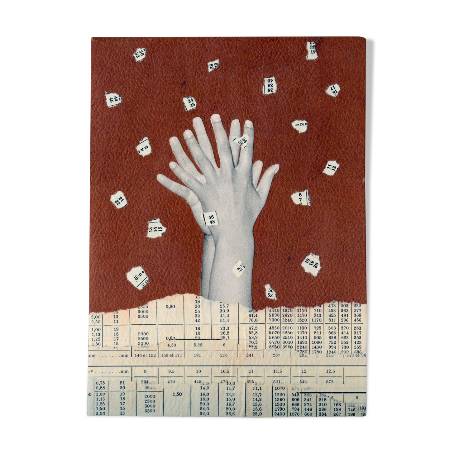 Gluing numbers and hands