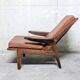 Vintage Free Span FS115 Solid Oak Recliner Chair 1950s