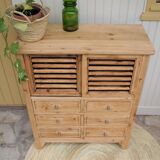 Buffet with sliding doors and drawers