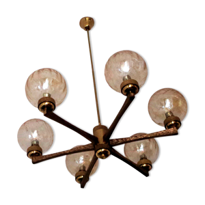 lustre italien en laiton